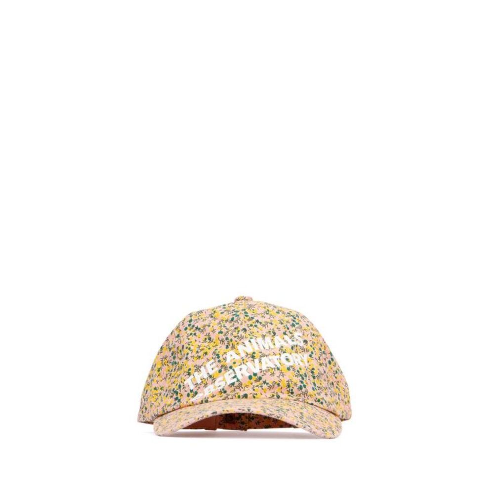THE ANIMALS OBSERVATORY Floral Print Baseball Cap Kids 155DI Hats